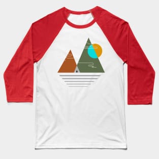 Camping in the mountains Tea Hobby Holiday Freetime Baseball T-Shirt